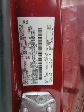 2015 FORD ESCAPE SE - 1FMCU0G79FUB77616