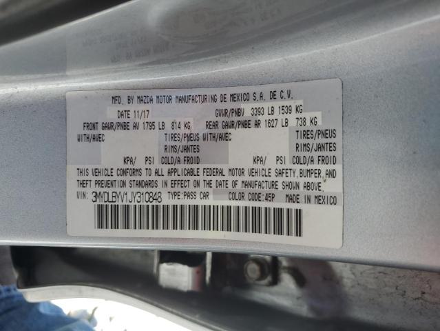 2018 TOYOTA YARIS IA - 3MYDLBYV1JY310848