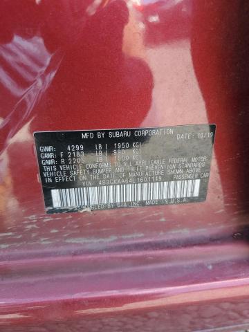 2020 SUBARU IMPREZA 4S3GKAA64L1601119