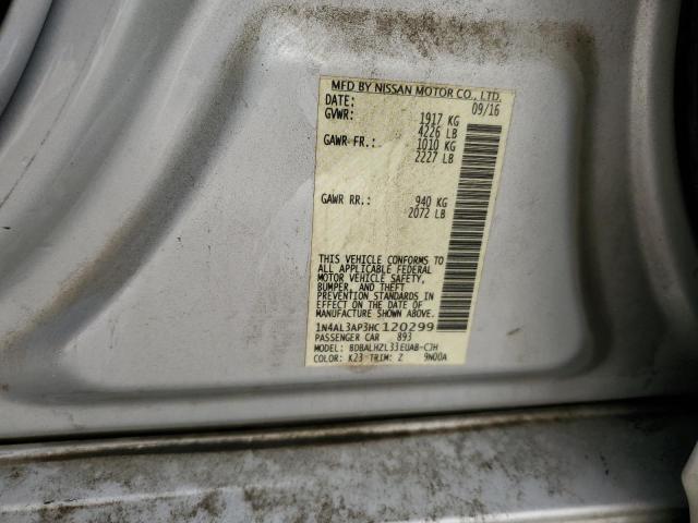 2017 NISSAN ALTIMA 2.5 - 1N4AL3AP3HC120299