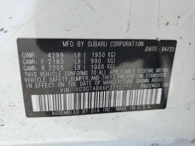 2023 SUBARU IMPREZA 4S3GTAB66P3719517