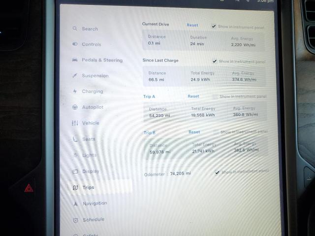 2019 TESLA MODEL X 5YJXCBE23KF207174