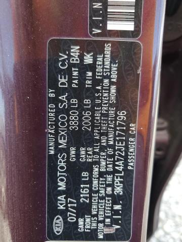 2018 KIA FORTE LX - 3KPFL4A72JE171796