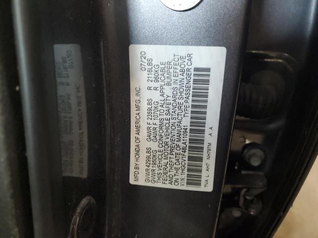 2020 HONDA ACCORD EX - 1HGCV1F48LA110941