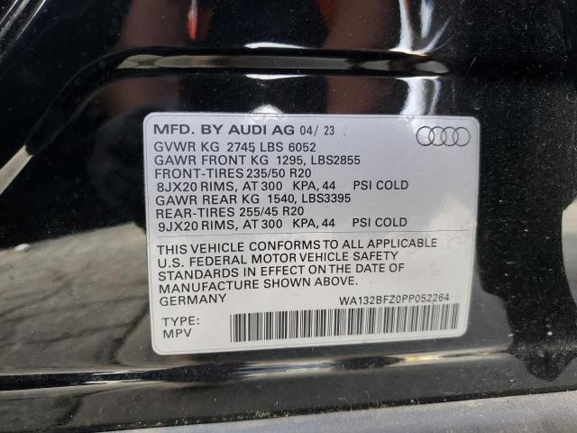 2023 AUDI Q4 E-TRON WA132BFZ0PP052264