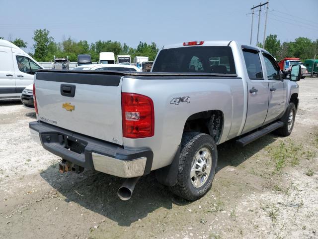 CHEVROLET SILVERADO 2014 silver crew pic diesel 1GC1KVC86EF188458 photo #4