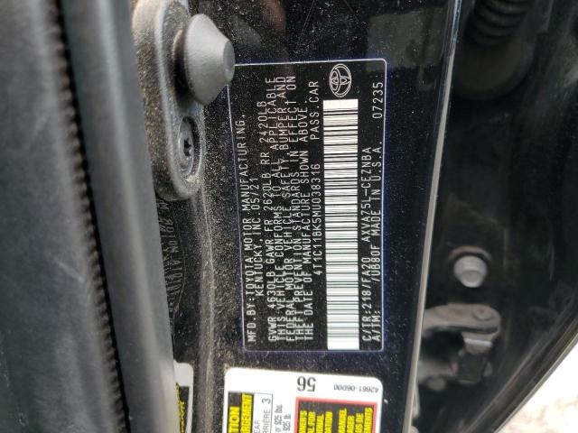 2021 TOYOTA CAMRY LE - 4T1C11BK5MU038316