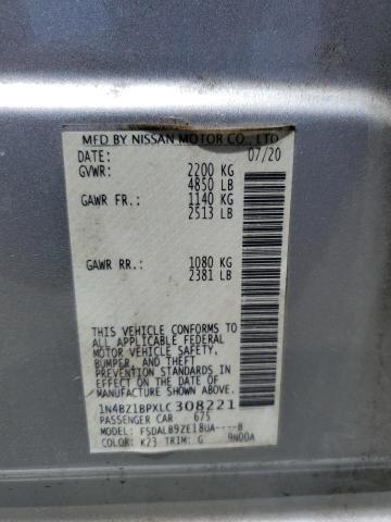 2020 NISSAN LEAF S PLU 1N4BZ1BPXLC308221