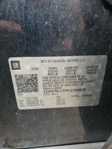 2019 GMC ACADIA SLE 1GKKNLLS9KZ299676