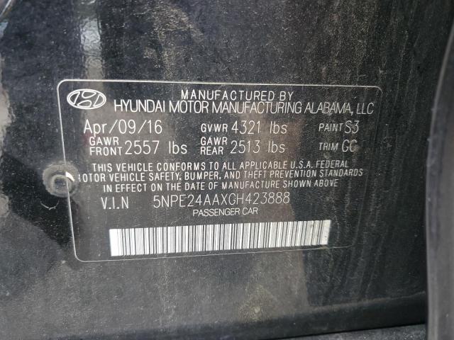 2016 HYUNDAI SONATA ECO 5NPE24AAXGH423888