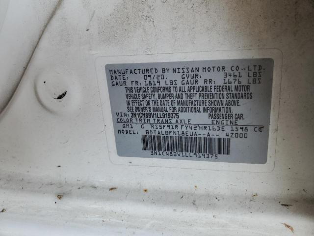 2020 NISSAN VERSA S - 3N1CN8BV1LL919375