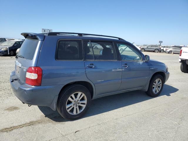 TOYOTA HIGHLANDER 2007 blue  hybrid engine JTEHW21A770034110 photo #4