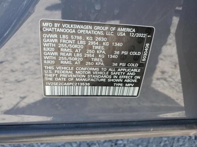 2023 VOLKSWAGEN ATLAS CROS 1V2SE2CA6PC213536