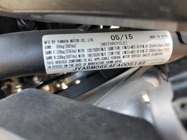 2015 YAMAHA FZ07 - JYARM06E4FA005148