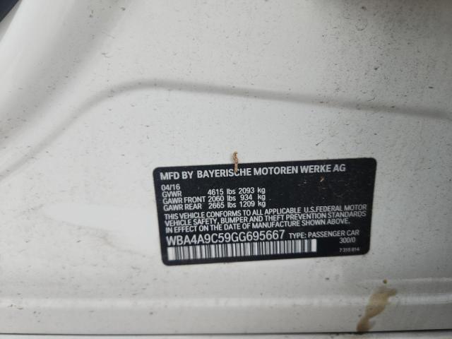 2016 BMW 428 I GRAN WBA4A9C59GG695667