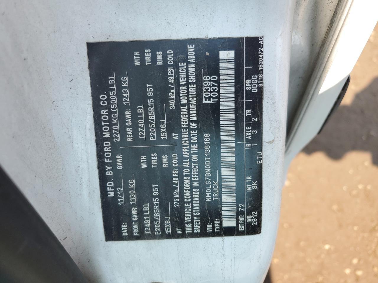 FORD TRANSIT CONNECT XLT