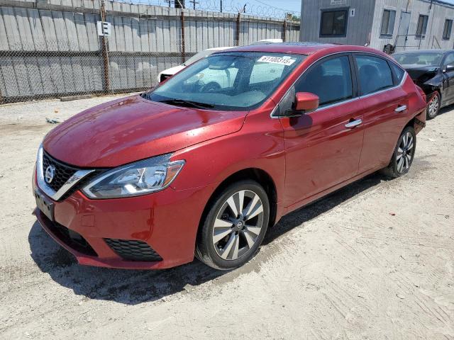 NISSAN SENTRA S 2019 burgundy  gas 3N1AB7AP2KY314506 photo #1