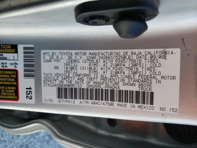3tmju4gn8am095133 - 2010 Toyota tacoma double cab prerunner - #59602955