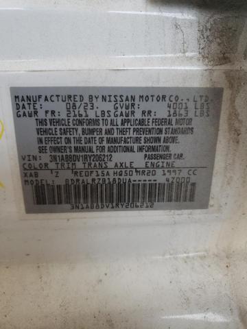 2024 NISSAN SENTRA SR - 3N1AB8DV1RY206212