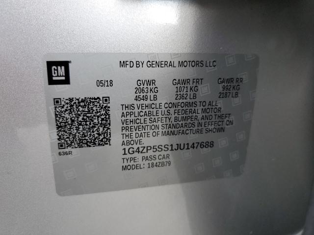 2018 BUICK LACROSSE E - 1G4ZP5SS1JU147688