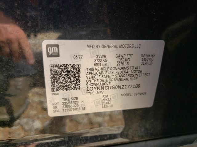 1gykncrs0nz177189 - 2022 Cadillac xt5 premium luxury - #60863875