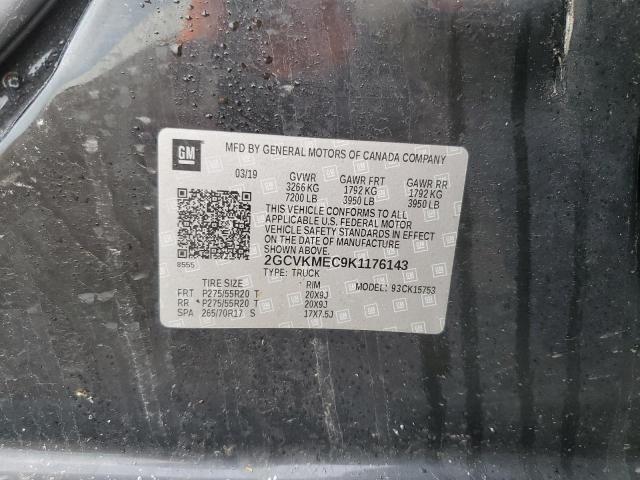 2019 CHEVROLET SILVER1500 2GCVKMEC9K1176143