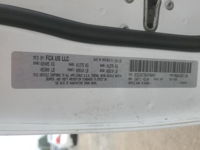 2019 DODGE CHARGER R/ - 2C3CDXCT6KH738467