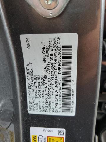 2024 ACURA INTEGRA A- 19UDE4H33RA025721