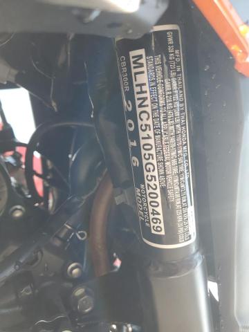 2016 HONDA CBR300 R MLHNC5105G5200469