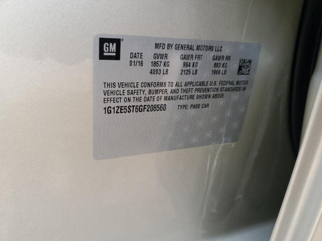 2016 CHEVROLET MALIBU LT - 1G1ZE5ST6GF208560