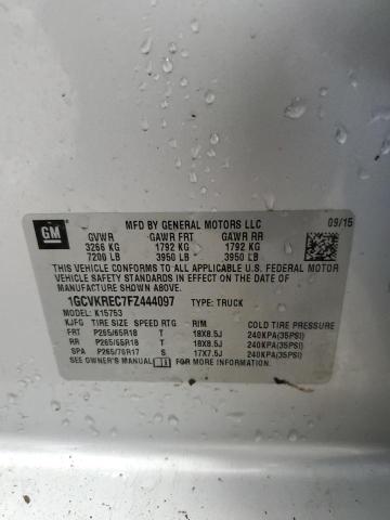 2015 CHEVROLET SILVERADO - 1GCVKREC7FZ444097