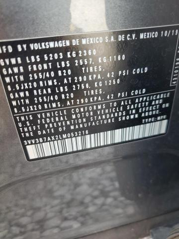 2020 VOLKSWAGEN TIGUAN SE - 3VV3B7AX2LM053216