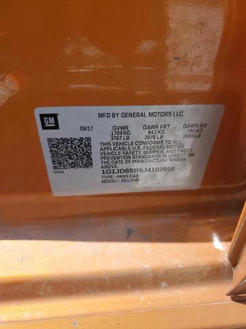 2018 CHEVROLET SONIC LT - 1G1JD6SB9J4102958