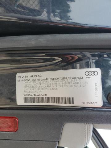 2018 AUDI A4 PRESTIG - WAUFNAF4XJA155630