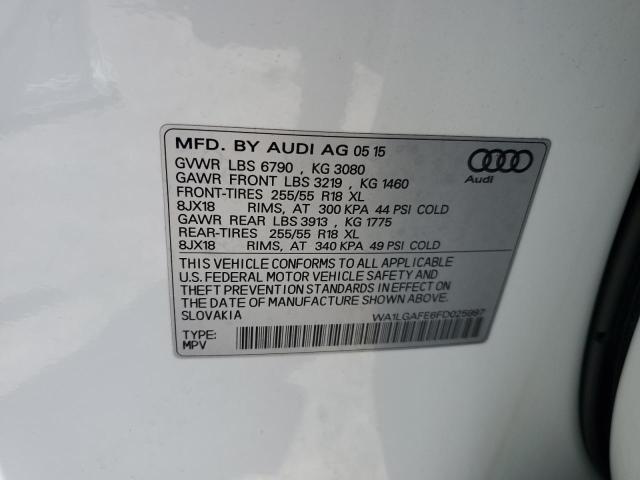 wa1lgafe6fd025997 - 2015 Audi q7 premium plus - #59973905