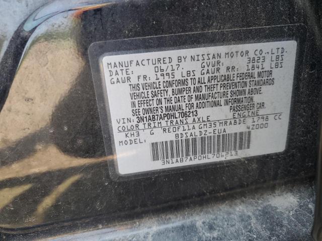 2017 NISSAN SENTRA S - 3N1AB7AP0HL706213