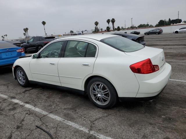 INFINITI G35 2004 white  gas JNKCV51E04M616543 photo #3