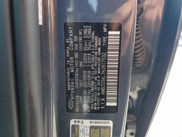 2019 HYUNDAI TUCSON LIM KM8J33AL7KU917532