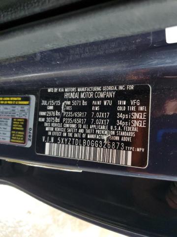 2016 HYUNDAI SANTA FE S - 5XYZTDLB0GG326873