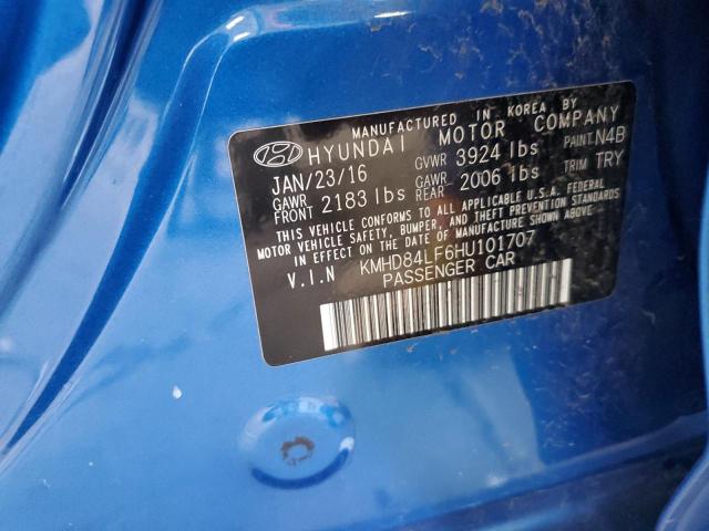 2017 HYUNDAI ELANTRA SE - KMHD84LF6HU101707