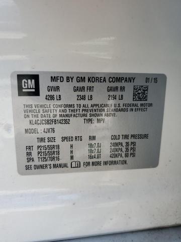 2015 BUICK ENCORE - KL4CJCSB2FB142352