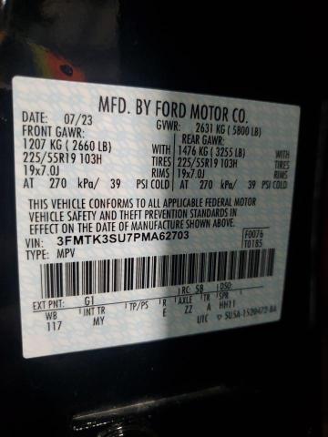 2023 FORD MUSTANG MA - 3FMTK3SU7PMA62703