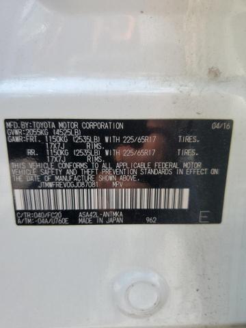 2016 TOYOTA RAV4 XLE - JTMWFREV0GJ087081