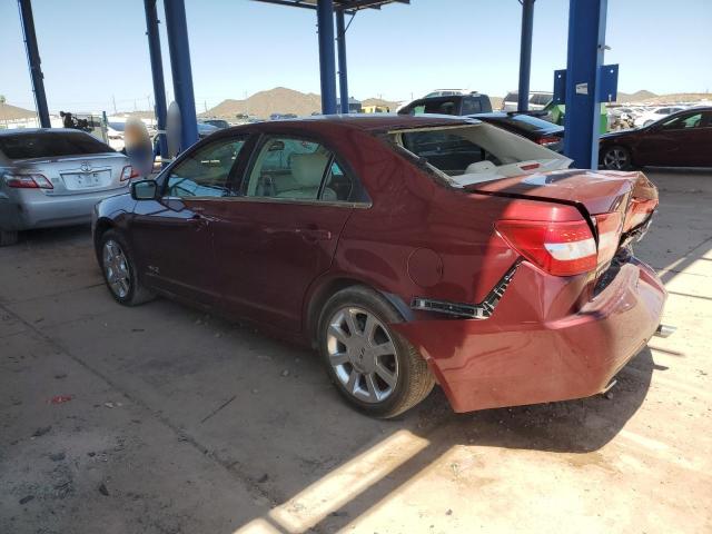 LINCOLN MKZ 2007 burgundy  gas 3LNHM26T67R633256 photo #3