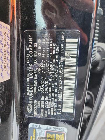 2019 HYUNDAI TUCSON SE KM8J23A43KU052876