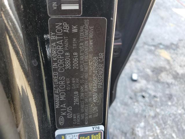 2015 KIA FORTE LX KNAFX4A60F5409608