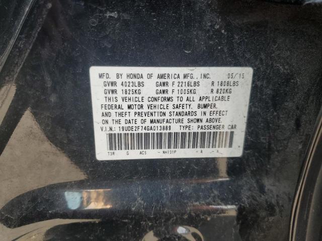 2016 ACURA ILX PREMIU 19UDE2F74GA013889