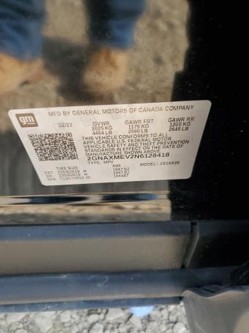 2022 CHEVROLET EQUINOX RS 2GNAXMEV2N6128418