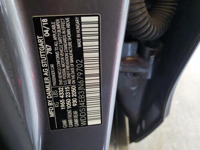 2018 MERCEDES-BENZ CLA 250 WDDSJ4EB3JN679702