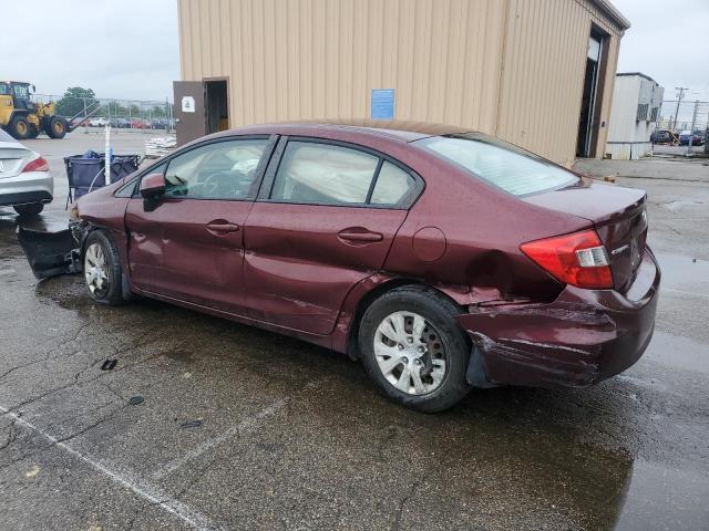 Vin: 2hgfb2f54ch533280, lot: 63025615, honda civic lx 20122